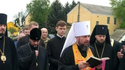 Епіфаній освятив капличку на території військової частини 14-ї бригади (фото)