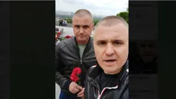 Брати-комуністи з Волині «засвітились» біля Вічного вогню в Києві (відео)