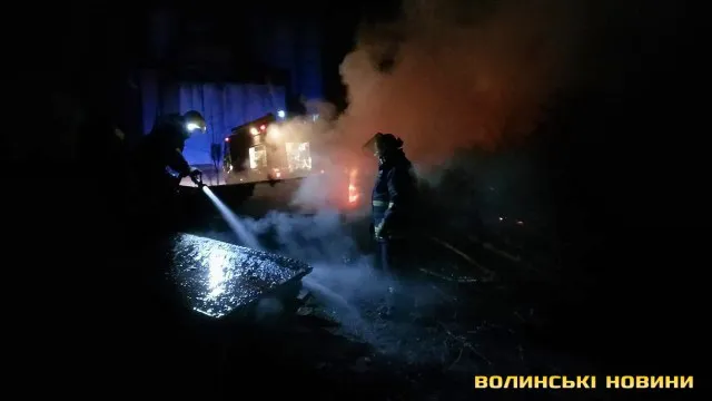 У Луцьку через недбалість спалахнуло дві пожежі