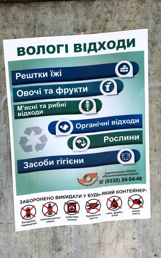 У Луцьку встановили перші контейнери для роздільного збору сміття (фото)