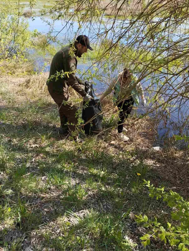 У нацпарку на Волині почистили береги Прип'яті та Стоходу (фото)