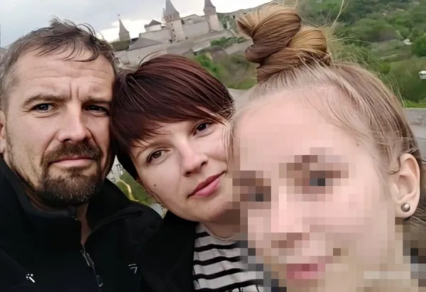 Віта Левчук з чоловіком