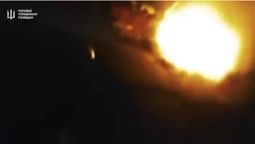 У московській області спалили штурмовий гелікоптер Мі-24 (відео)