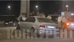 У Луцьку BMW зіткнулася з «ніссаном» та протаранила білборд (відео)