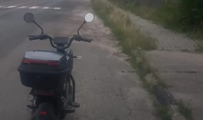 На Волині зловили п'яного скутериста