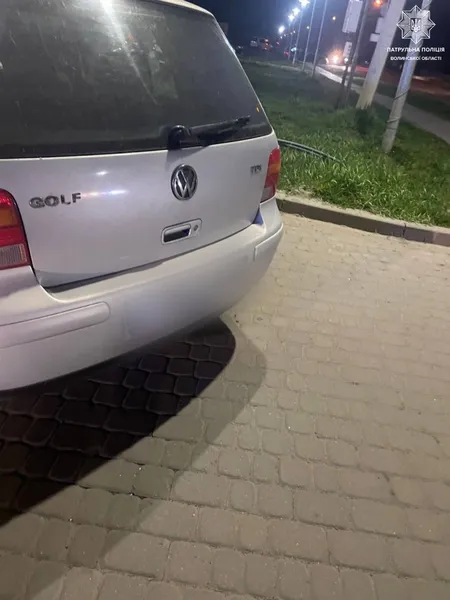Вдруге за рік: у Ковелі патрульні зловили п'яного водія (фото)