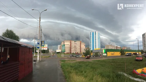 У Чернігові утворилося унікальне атмосферне явище (фото)