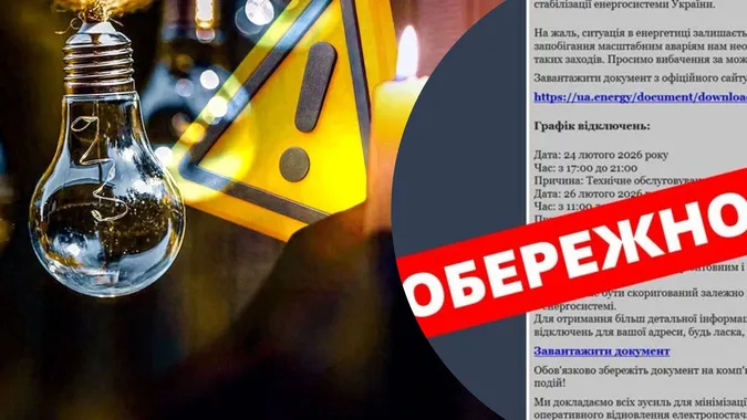 Волинянам надсилають небезпечні листи із «графіками відключень»