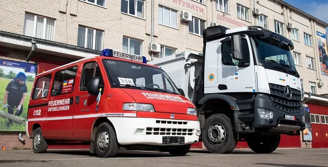 Волинські рятувальники отримали спецтехніку з Німеччини (фото)