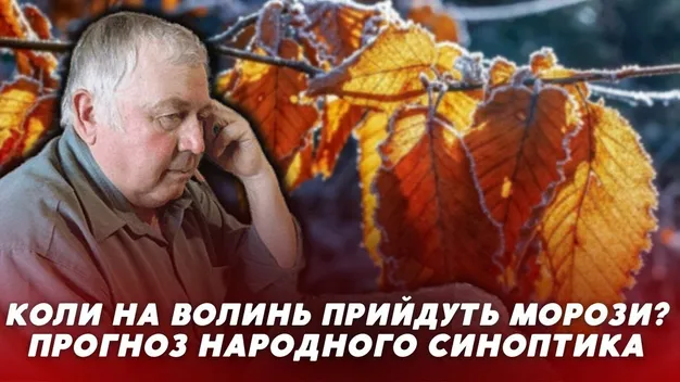 Коли чекати снігу на Волині: народний синоптик спрогнозував ранні заморозки (відео)