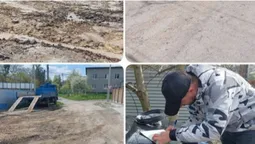 У Луцьку покарали будівельників, які замазали асфальт (фото)