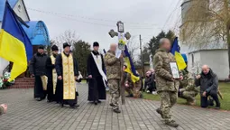 У Нововолинську прощались із військовослужбовцем Іваном Бондаруком (фото, відео)