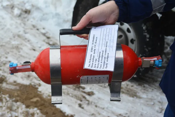 Запломбований балон із газом