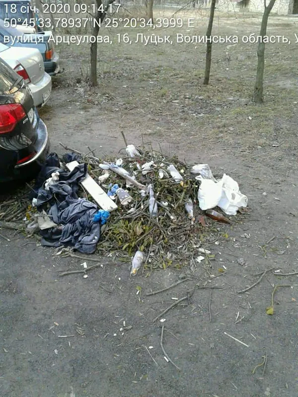 У Луцьку покарали тих, хто забруднює місто (фото)