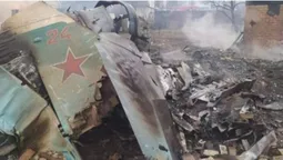Українські повітряні сили збили ще один російський літак (відео)