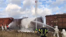 Багато піни та води: у Ковелі гасили вигадану пожежу (фото)