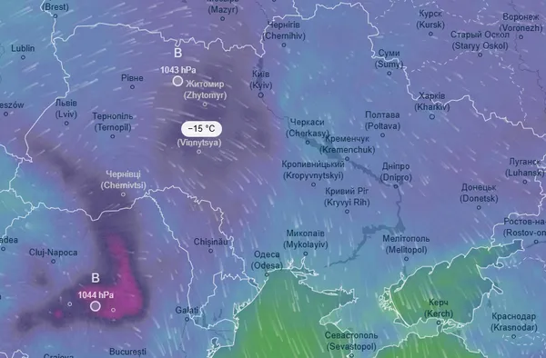 Вдарять 15-градусні морози: до України йде похолодання