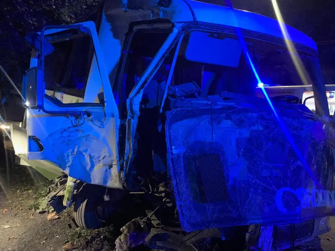 У Луцьку на Львівській автобус влетів у дерево (фото)