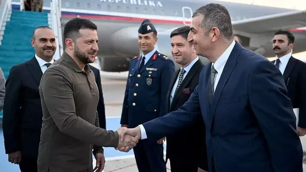 Zelensky arrived in Turkey