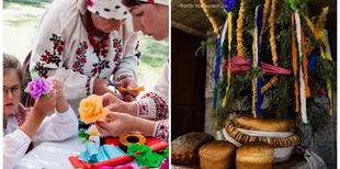 🌸 До 300 паперових квітів на коровай: на Волині зберігають унікальну весільну традицію