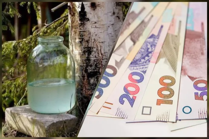 Просять до 80 грн за літр: на Волині зросли ціни на березовий сік