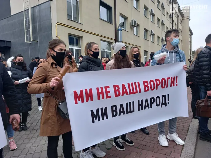 Чого хочуть волинські підприємці: головні гасла протесту (фото)