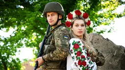 «Вишиванка, як частина нашої броні»: нацгвардійці Волині провели фотоперформанс (фото)