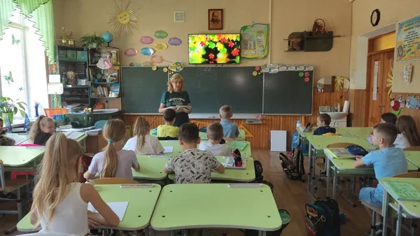 Урок у Луцькому ліцеї №2