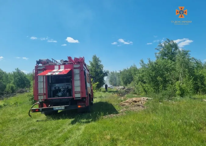 Горіли поля: волинські рятувальники погасили 5 пожеж за день (фото)