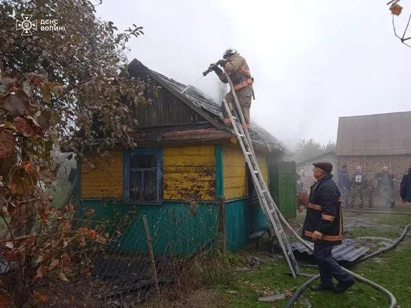 Будинки і господарські будівлі: на Волині загасили шість пожеж (фото)