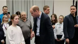 Волинянка зіграла в настільний теніс з принцом Вільямом (фото)