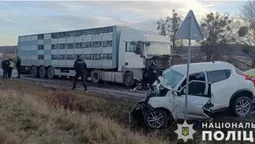 На Львівщині в жахливій автотрощі загинули двоє людей (фото)