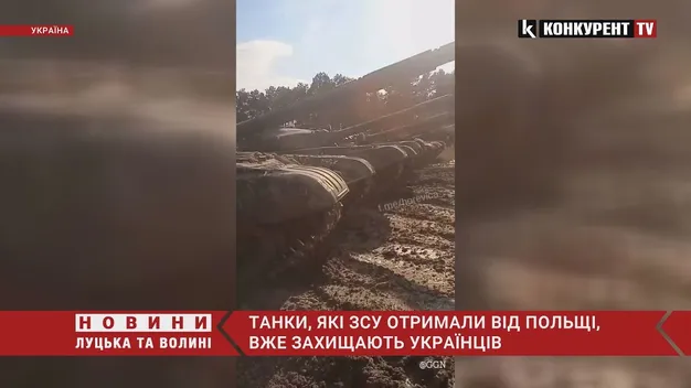 Танки, які ЗСУ отримали від Польщі, вже на передовій (відео)