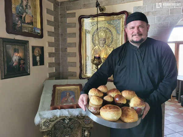 Як у Жидичинському монастирі печуть паски: секрети приготування від ігумена Никодима (фото)