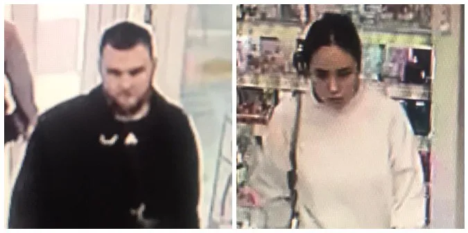 Крадіжка в магазині: небайдужих волинян просять допомогти впізнати чоловіка й жінку (фото)