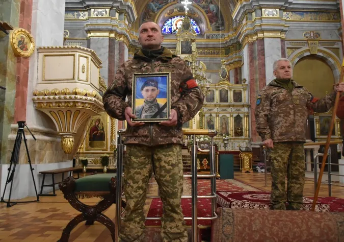 У Луцьку попрощалися із захисником України Юрієм Дудою (фото)