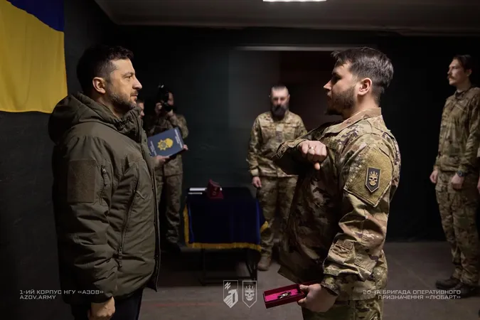 Зеленський нагородив відважних воїнів бригади «Любарт» 1 корпусу НГУ «Азов»