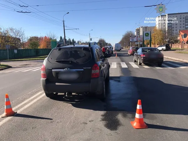 За півдня у Луцьку сталося вісім аварій
