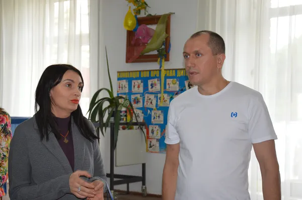Секретар Луцької міськради Юлія Вусенко та Микола Яручик