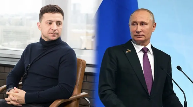 Вранці Зеленський телефоном розмовляв із Путіним про Донбас