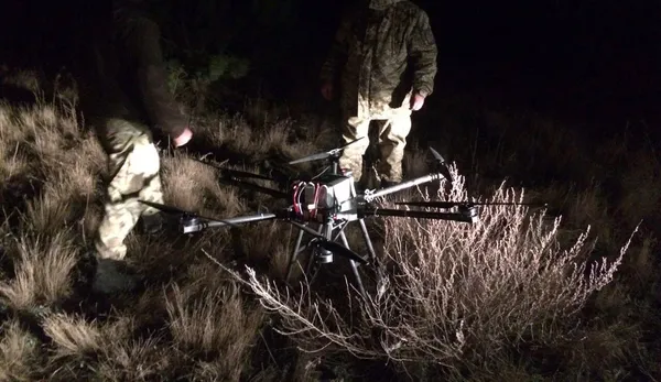 На Волині знайшли безпілотник, яким переправляли за кордон контрабанду (фото)