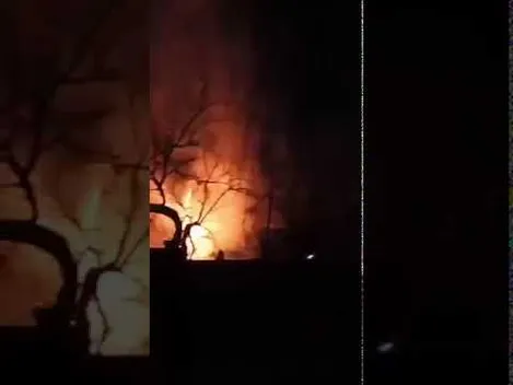 Пожежа у Ковелі: згоріла стара хата (відео)