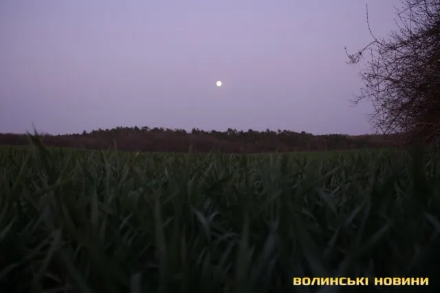 Якою на Волині побачили Суперповню або Рожевий Місяць (фото)