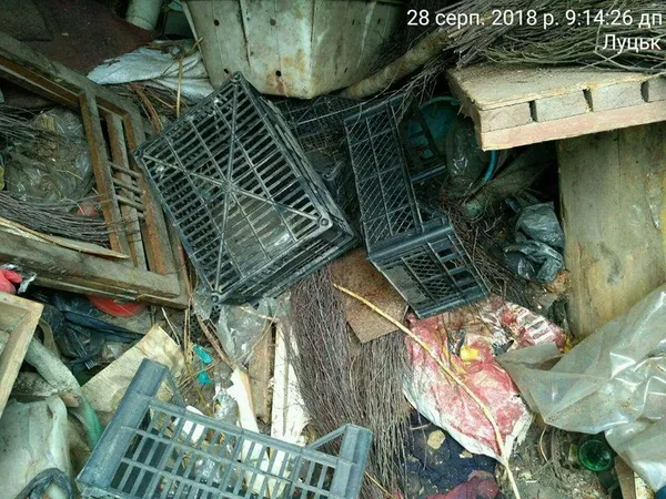 У старій частині Луцька влаштували смітник (фото) 