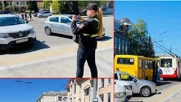 Тулилися до зупинки: як у центрі Луцька карали шістьох водіїв