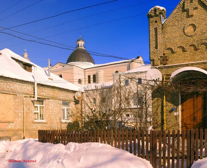 Рожево і сніжно: луцький фотограф поділився атмосферними світлинами