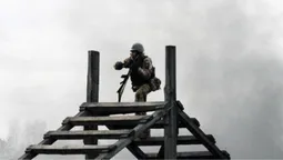 Показали, як бійці ОК «Захід» проходять випробування танком (відео)