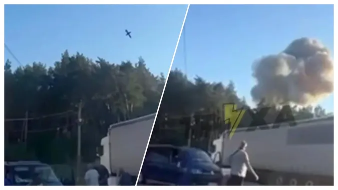 Ворожий безпілотник атакував район пункту пропуску «Ягодин» на кордоні з Польщею