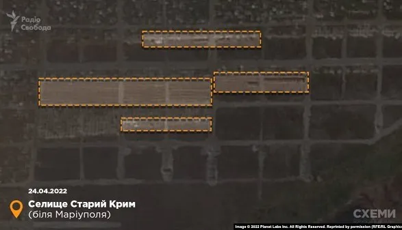 Супутник зафіксував вже третю братську могилу біля Маріуполя, – ЗМІ