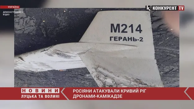 Поцілили в ліцей: росіяни атакували Кривий Ріг дроном-камікадзе (відео)